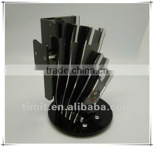 8pcs stainless steel solid handle good quality with block kitchen knife