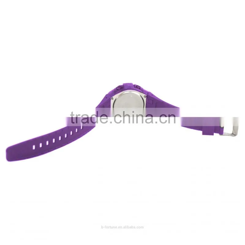 LP1344_PU Purple color LCD Display Chrono Alarm Date/Day Tech digital Multifunction Digital electronic watch