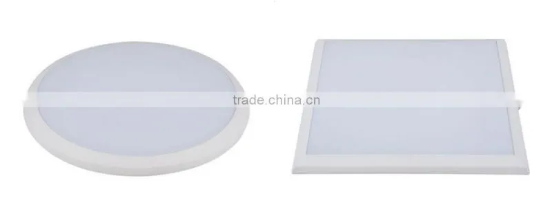 China factory high quality 6w 12w 18W 24w led panel light round square LED recessed panel light
