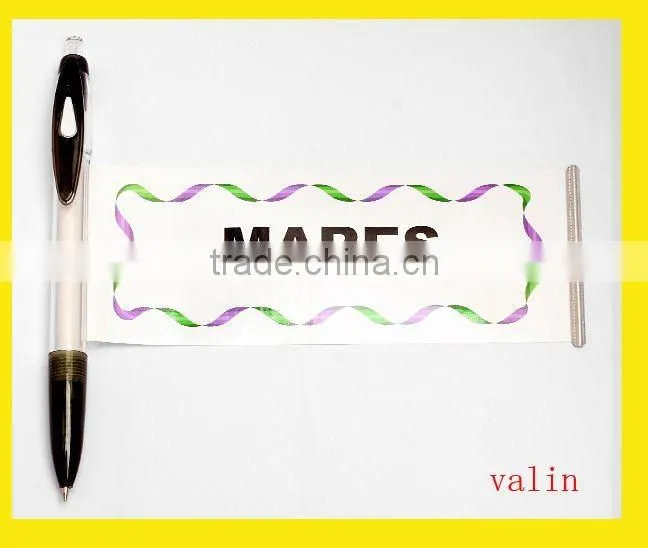 Plastic Banner pen promotion