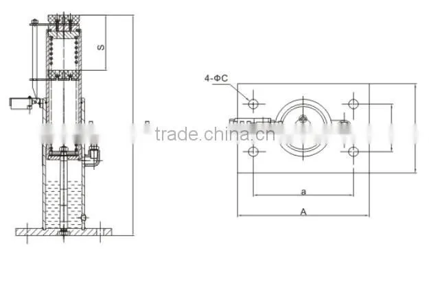 Elevator Oil Buffer/Lift Hydraulic oil buffers
