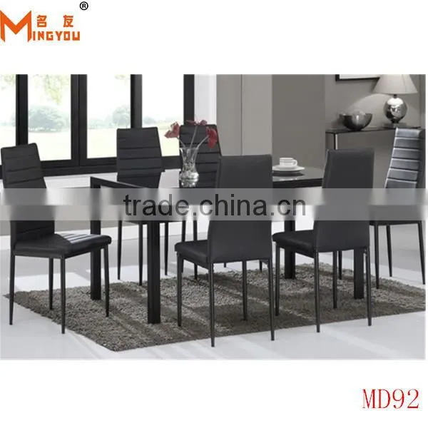 latest designs models metal dining table chairs
