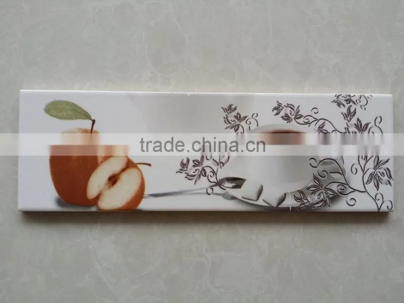 3D Digital inkjet ceramic border line tile