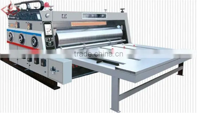 YFQ multi color printing slotting, carton box machine