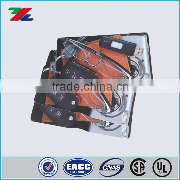 Colored printed backpack hang tags, inserts for hangbags