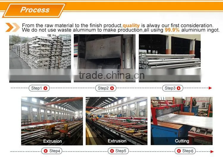 China supplier aluminium extrusion shutter profile with top quality