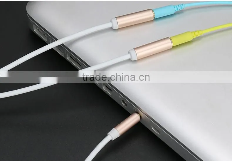 USAMS 50cm hifi rca jack cable Female to 3.5 male Stereo audio cable Extension aux cable for iPhone 6s Headphone Speaker MT-5750