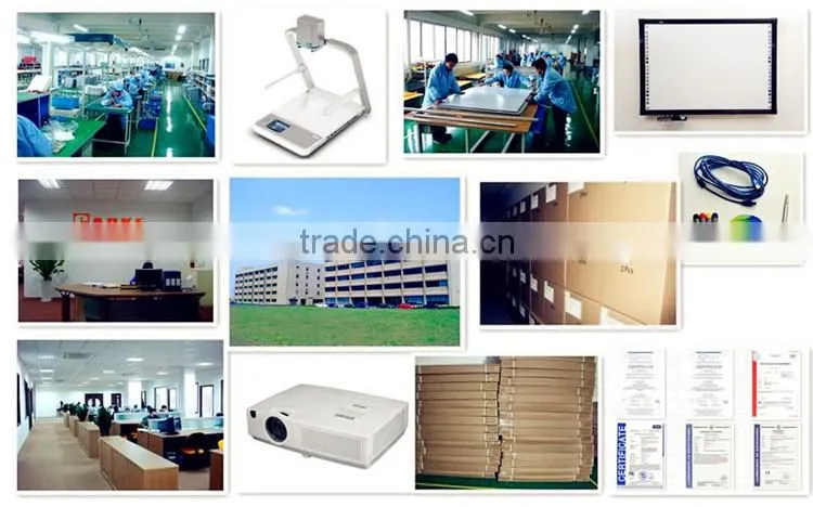 Multiuser USB interactive whiteboard for education,business,conference,etc.world-class interactive board 85"