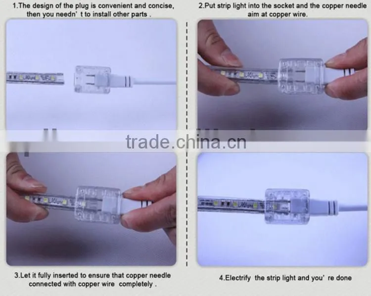 solar powered led flexible strip light
