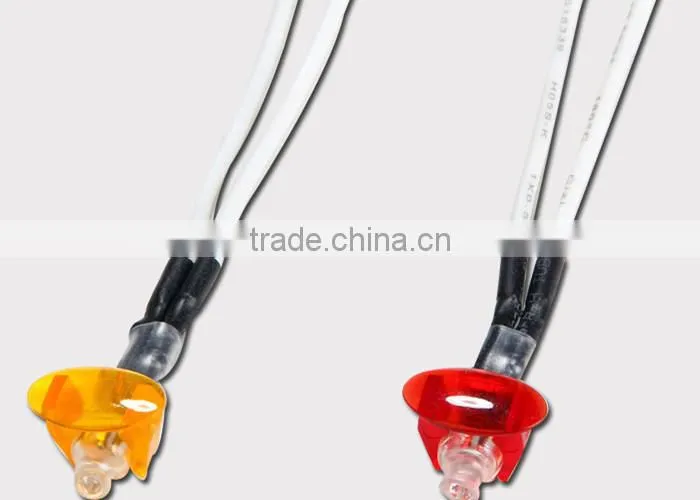 10mm led indicator lights mounting panel hole red green with CE RoHS certisficate