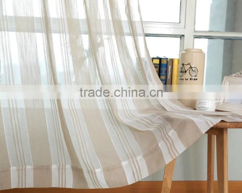 Polyester Linen Curtain Gauzes Fabric