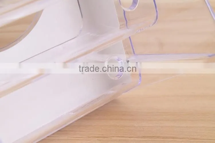 In hotel or Canteen hanging service equipment Plastic suspension hanging PS display stand