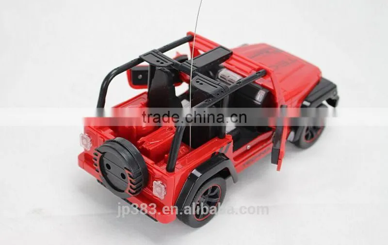 1:16 scale open door electric jeep