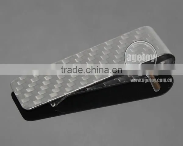 Box Packing High-grade Aristocratic Family 100% Real Matt Color Carbon Fiber Money Clip Wallet
