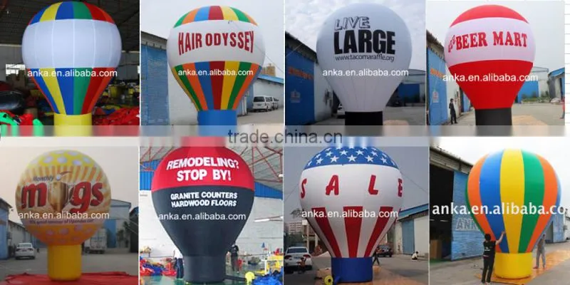 Big size inflatable ground balloon with brand logo