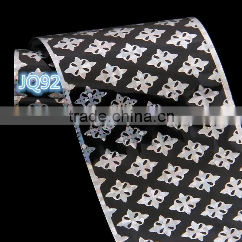 Rose flower Laser 1 Roll Nail Transfer Sticker Tips Decoration Accessories Hotsale