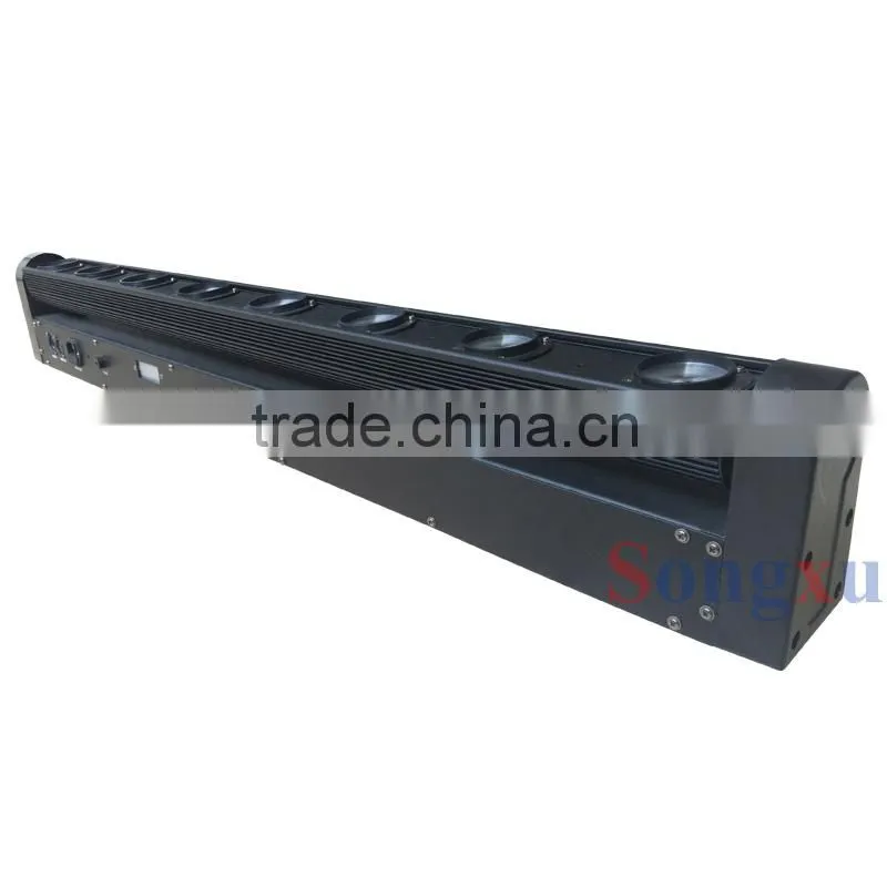 8 x 10w moving bar head lighting professional white beam stage led lights for disco party