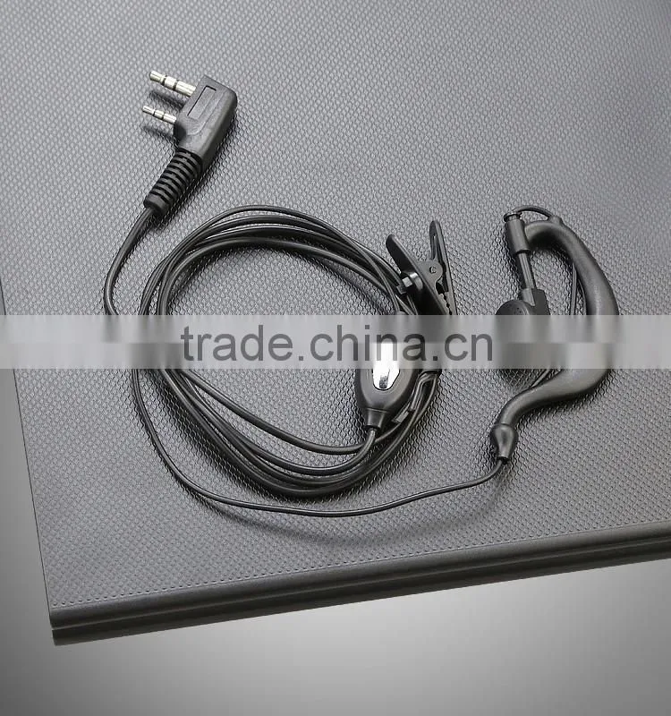 Walkie talkie vox Headphones 3.5mm 2Pin K-Type Transceiver headset TS-E007