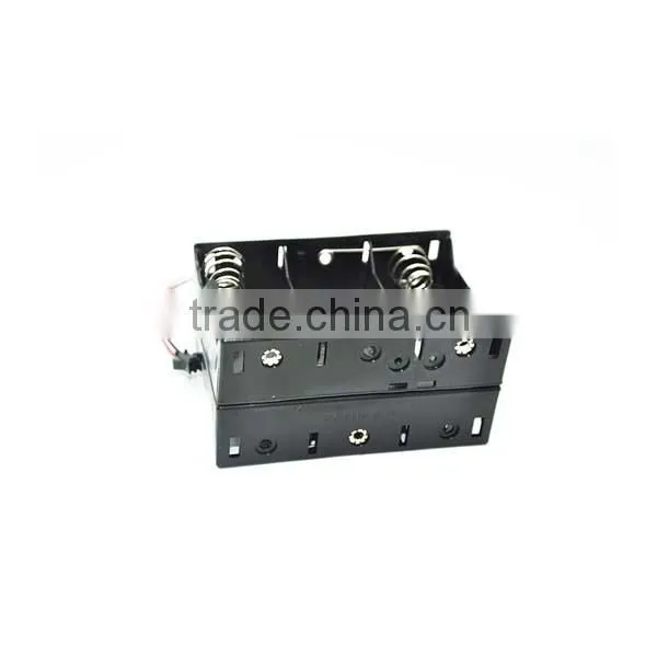 6 x D Size Cell Battery Batteries Holder Box 9V Case With Wire Lead