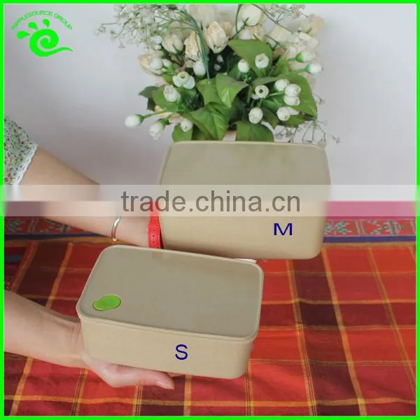 BPA-free Biodegradable Food Container With Leak-Proof Lid