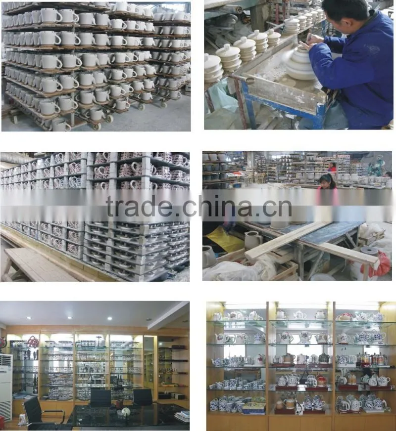 2015 new design double ceramic tea maker