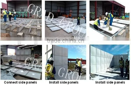 GRAD low price FRP water storage tank