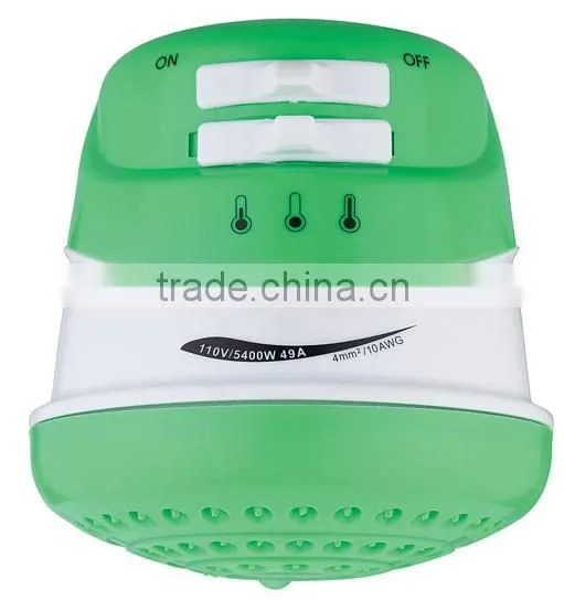 Bathroom electric tankless instant water heater shower head