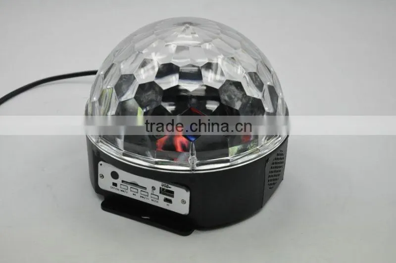 personalized crystal ball light MP3 LED crystal disco ball light