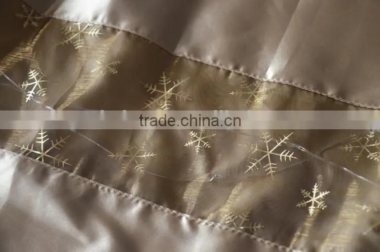 Hot sale champagne wedding table runner with LED lights