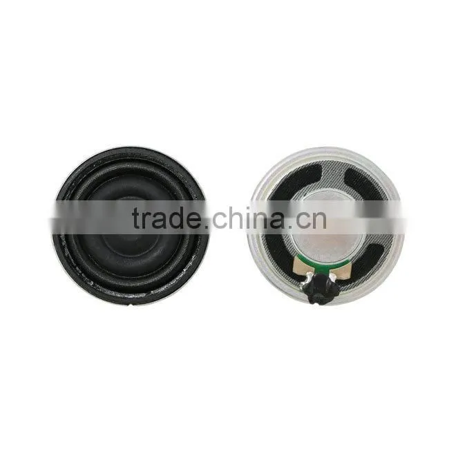 36mm 32ohm 0.08w small music speaker driver with paper cone