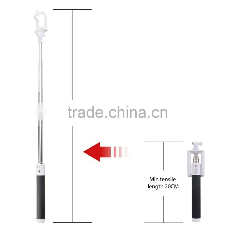 2015 newest design good quality extendable mini monopod foldable selfie stick with trade assurance