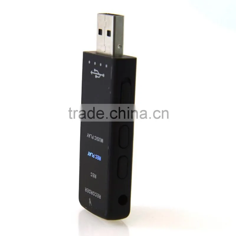 USB Design LED Indicator 8GB Digital Voice Recorder Model Q28