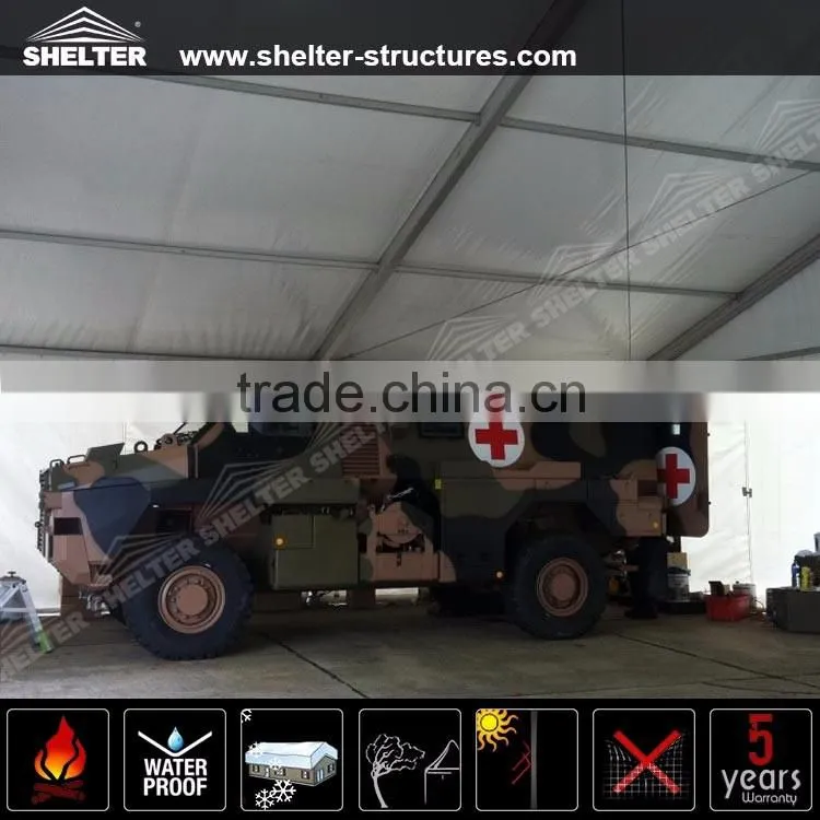 Outdoor strong army tent with aluminium frame structures for military