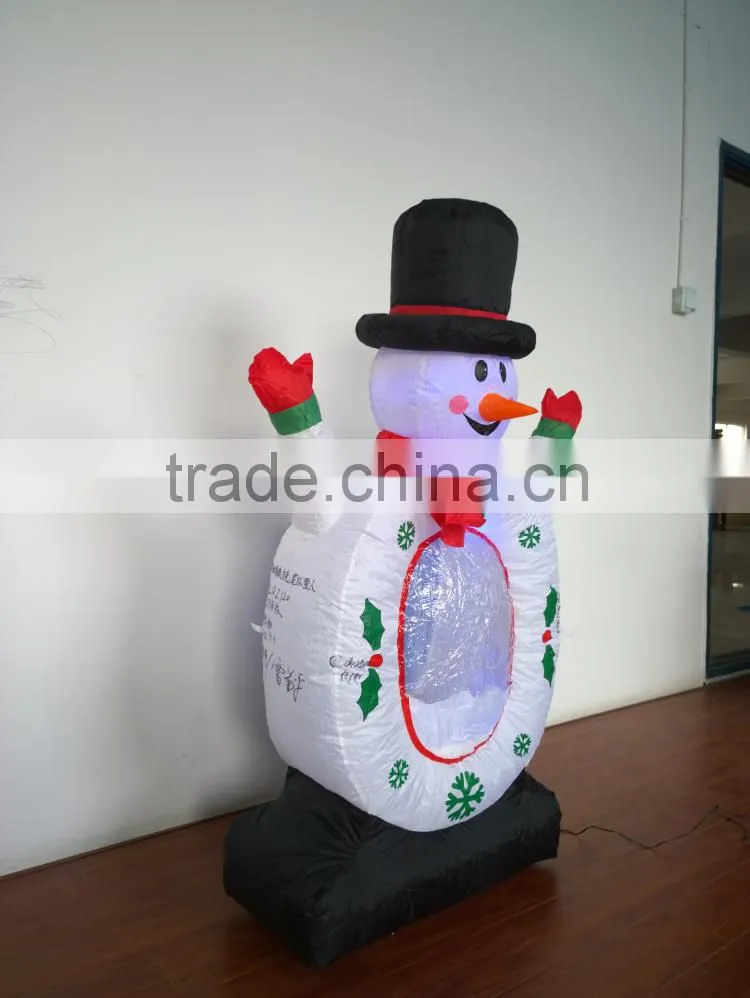 DJ-XT-31 inflatable snowman snowing types of outdoor advertisement cheap sale