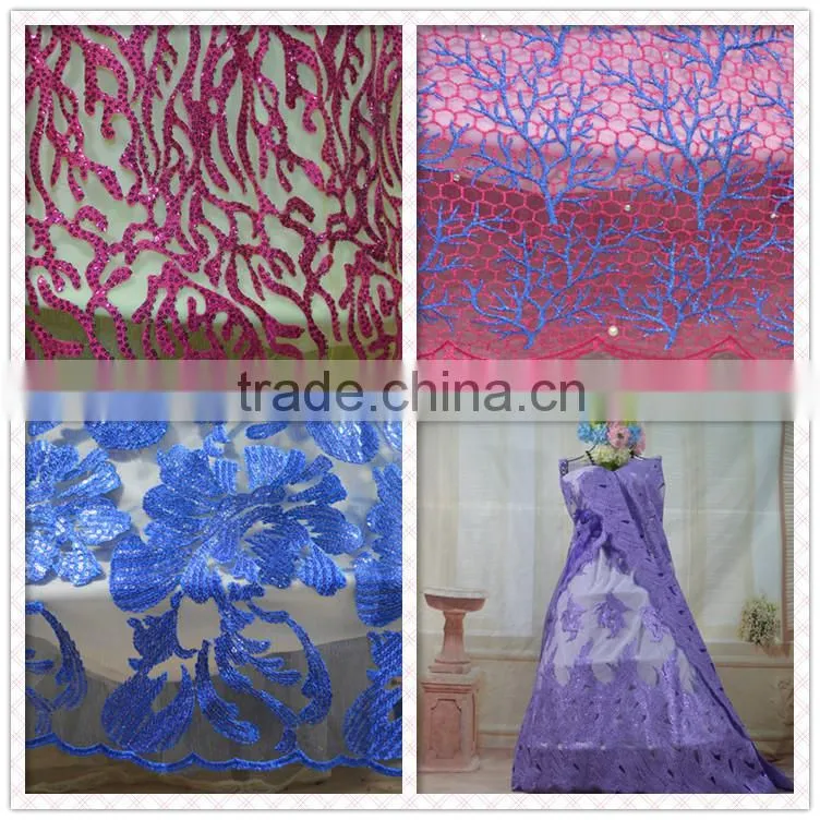 Velvet Lace For Lace Wedding Dressing/African velvet Lace Fabrics for wholesale