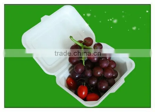 disposable eco-friendly biodegradable fast food container,clam shell,food box