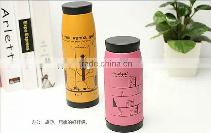 stainless steel double wall bachelor fat vacuum thermos flask