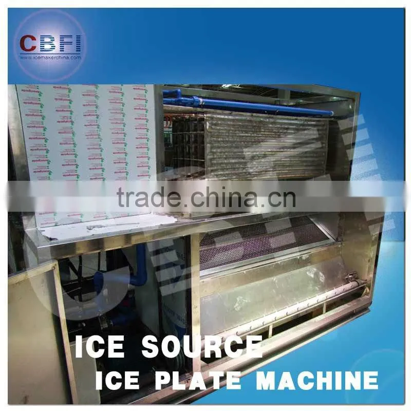 Frozen Food Ice Plate Maker Machine for ten tons per day
