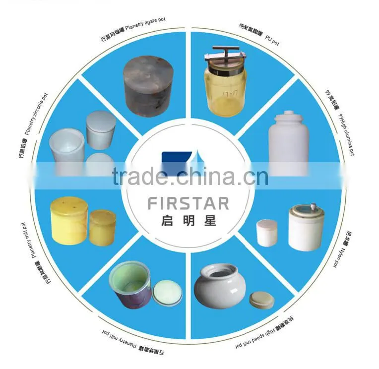 92% high alumina high speeds ceramic mill pot
