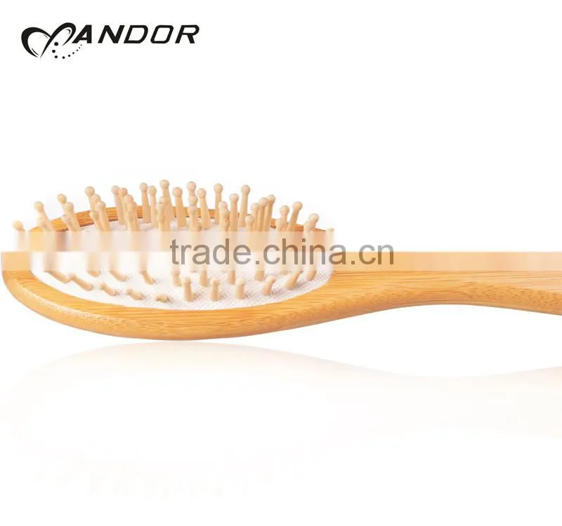 Massage wooden hair brush novelty wooden hair brush