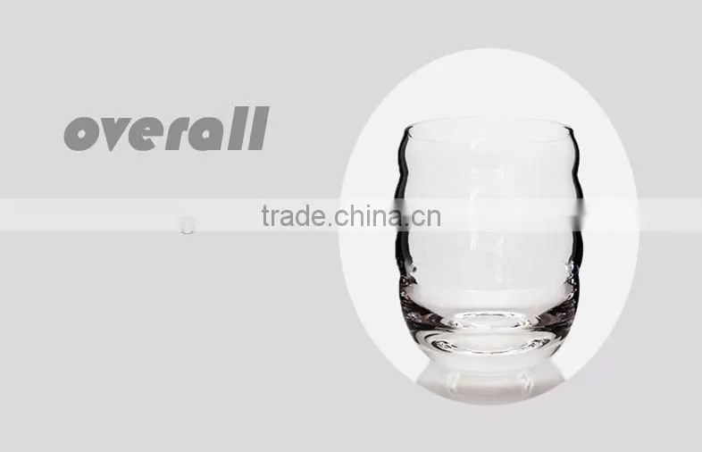 No-lead Crystal 12oz fashional drinking glass cup