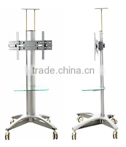 Television monitor display stand tv stand cart