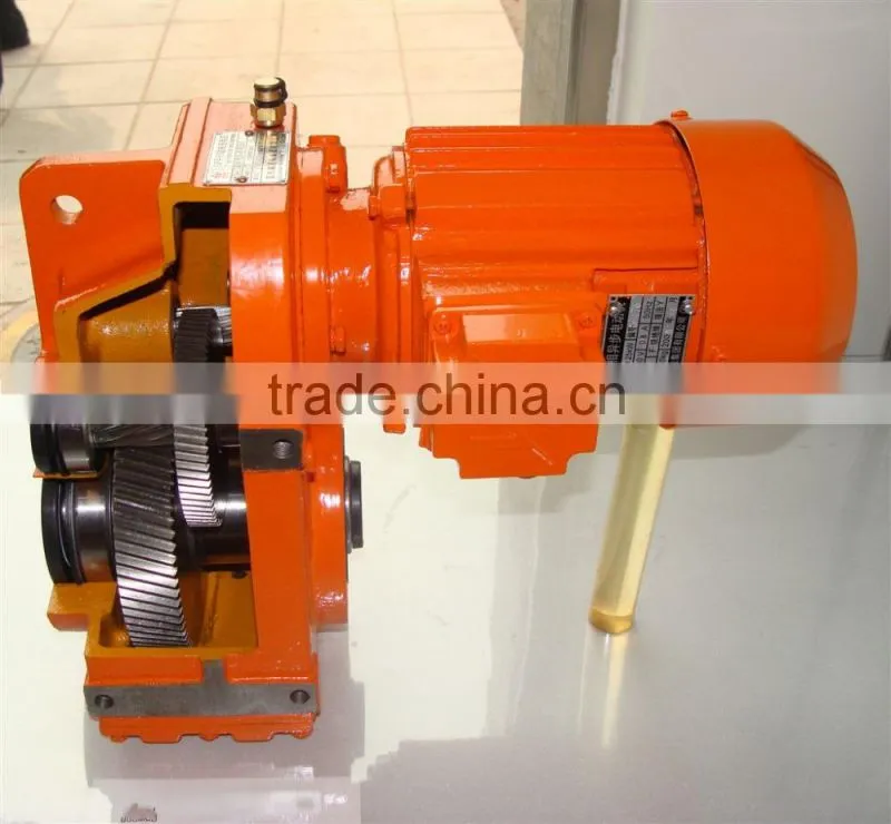 Good quality helical inline gearbox with electric motor