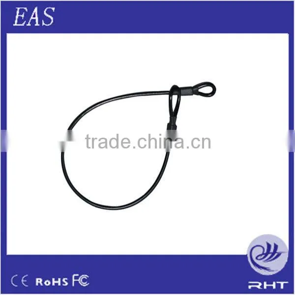 Double Loops Stainless Steel Lanyard,EAS Anti-theft Steel Lnayard 20CM Available
