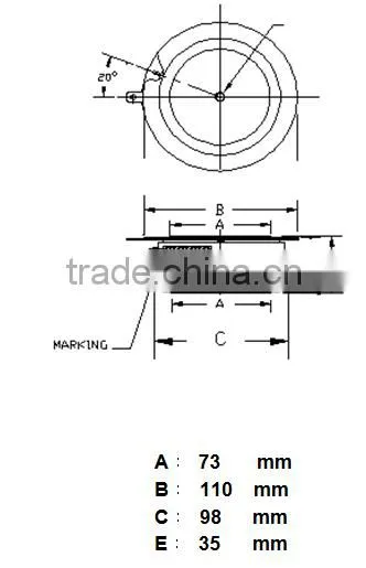 silicon phase control 6500V thyristor