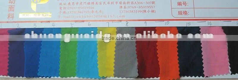 polyester interlining fabric for handbag& swimwear& underwear&dress/T Meiga fabric