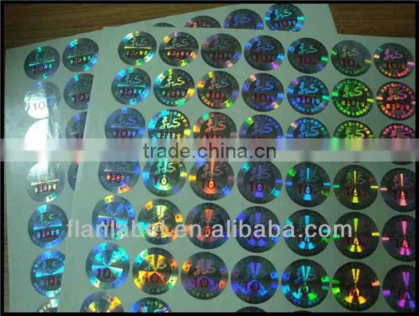 Anti-fake printing label with fast delivery