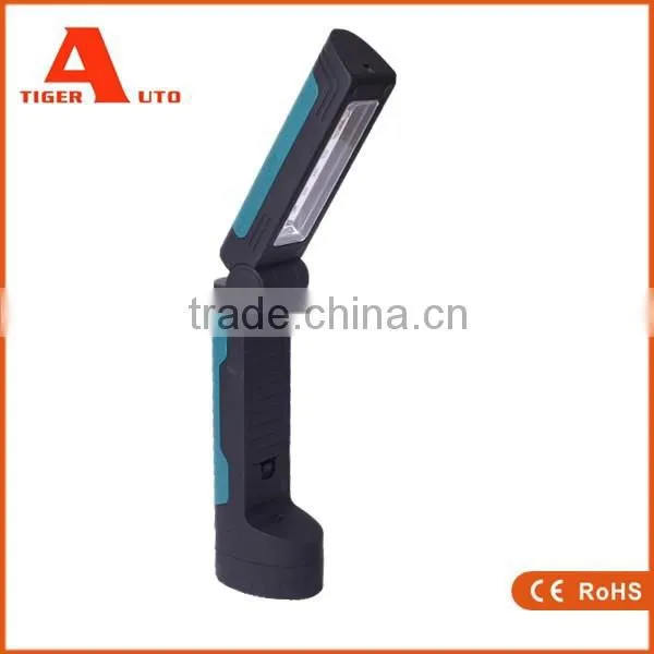 2015 wholesale handhold foldable 2W COB+1LED work lamp
