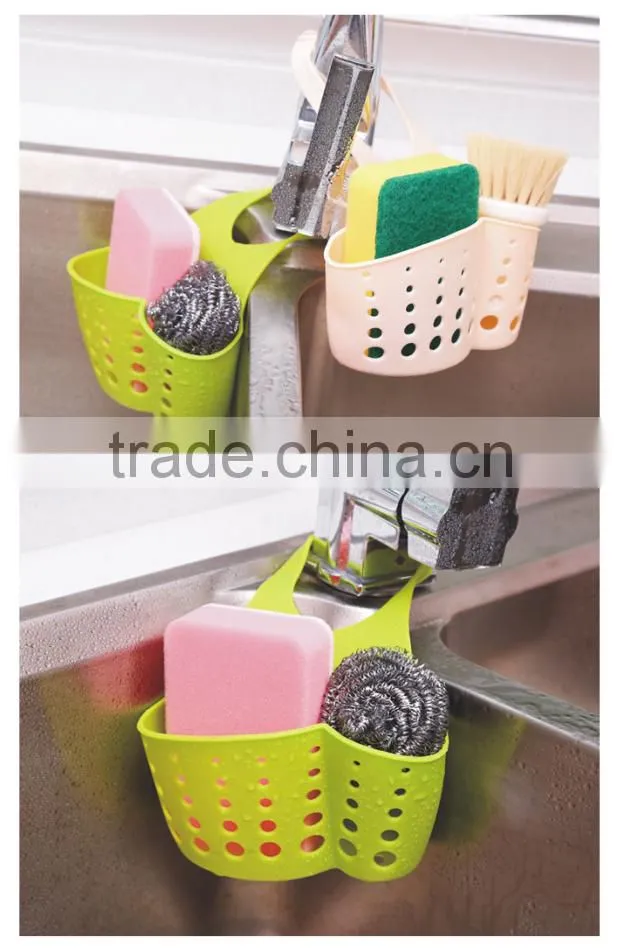 New design faucet hanging PVC kitchen sponge holder