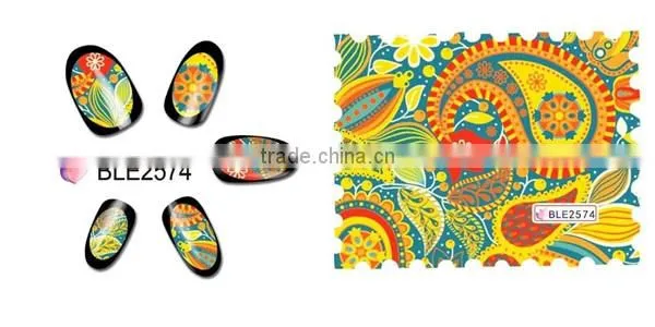 YIWU market price of nail private label msds water slide nail decals
